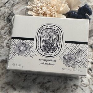 Diptyque Eau Rose Scented Soap New in wrapper